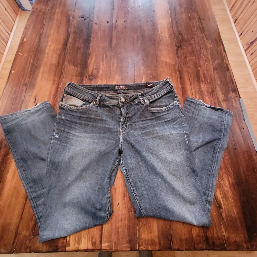 Silver jeans